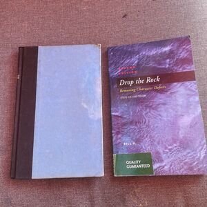 AA Recovery Book Lot Drop The Rock Twelve Steps And Traditions Step 6/7 Hazelden